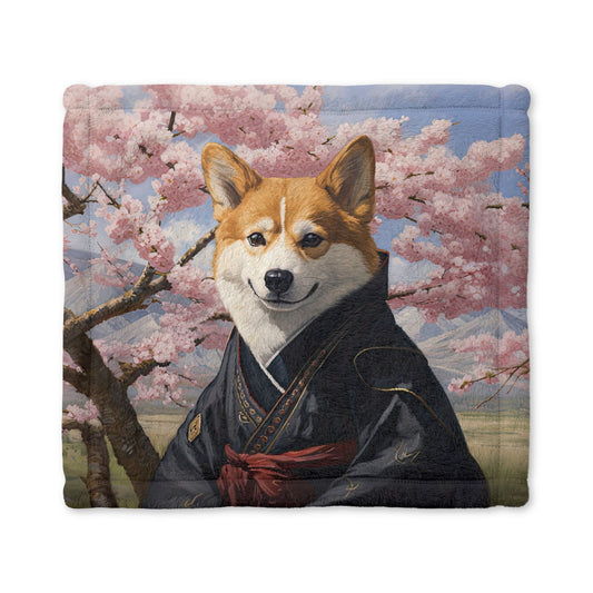 Couverture Douillette Ninja Corgi