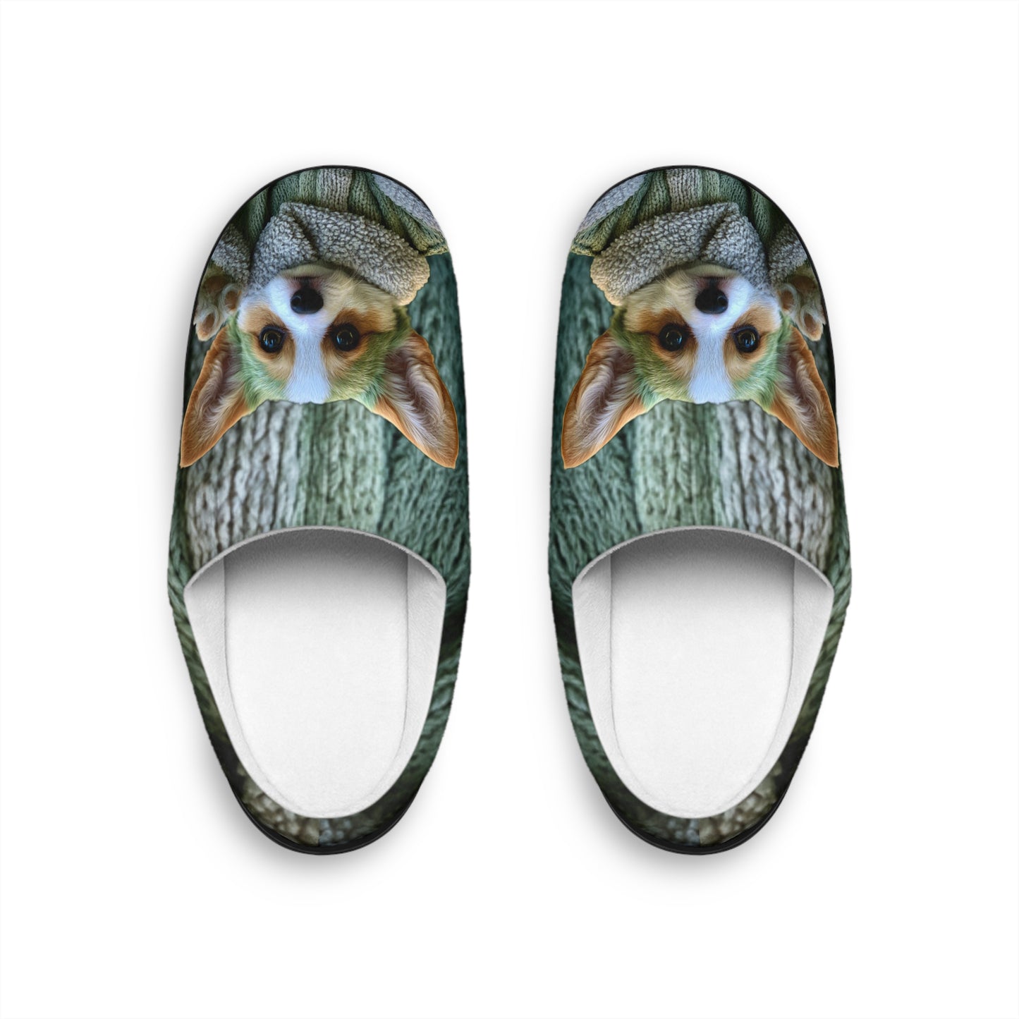 Grogu the Corgi Men's Slippers