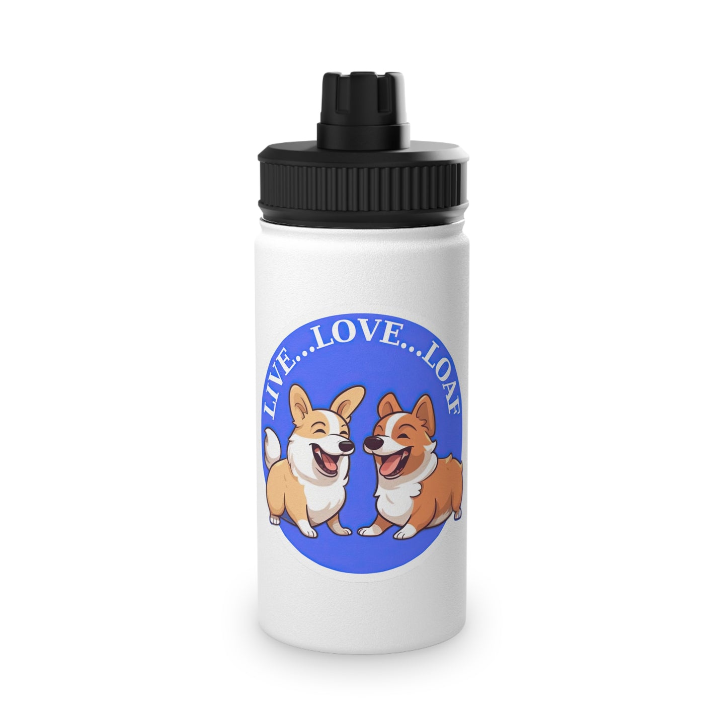 Live...Love...Loaf - Water Bottle with Sport Lid