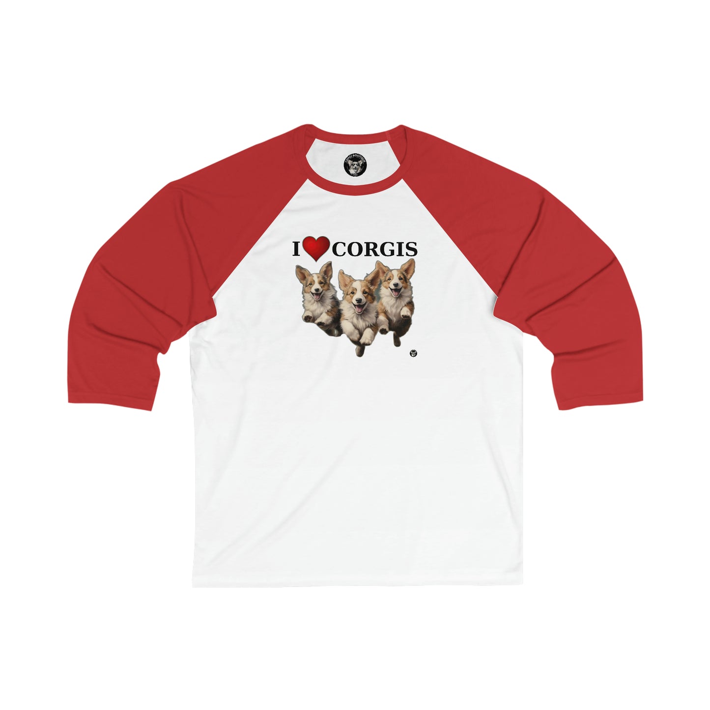 I Heart Corgis - Baseball Shirt