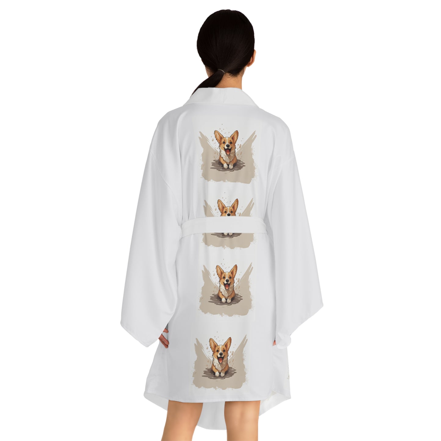 Corgi Cuteness Kimono Robe