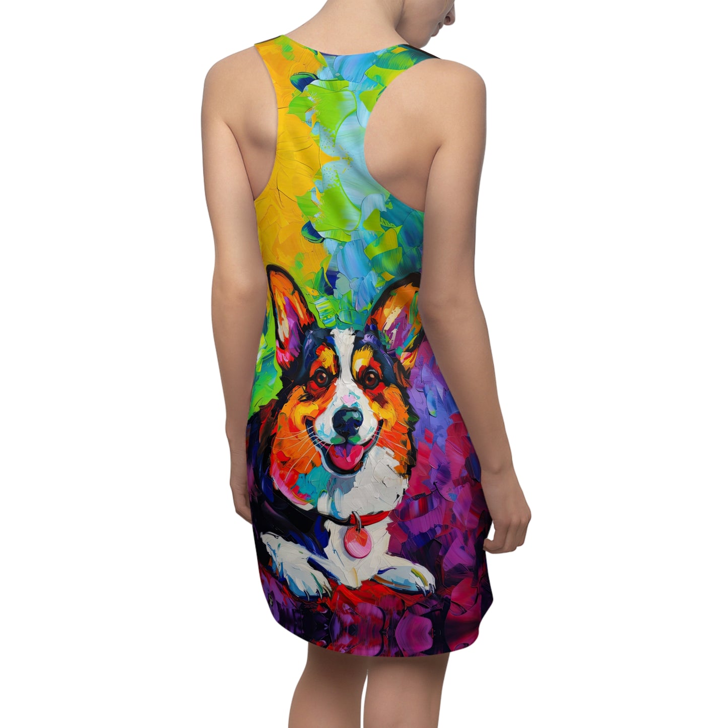 Colorful Cardigan Racerback