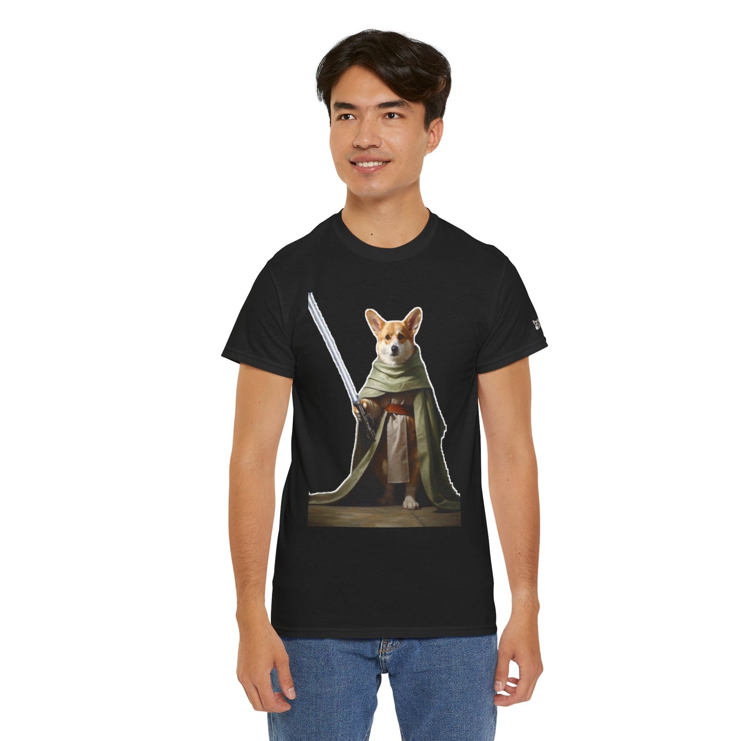 T-shirt Corgi Jedi