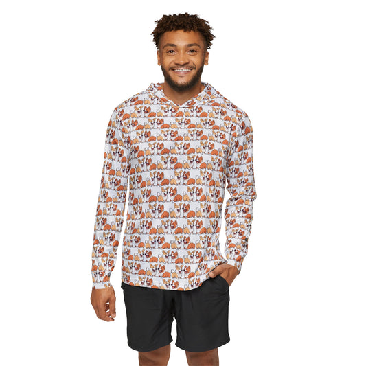 Corgi Couple Mosaic - Warmup Hoodie