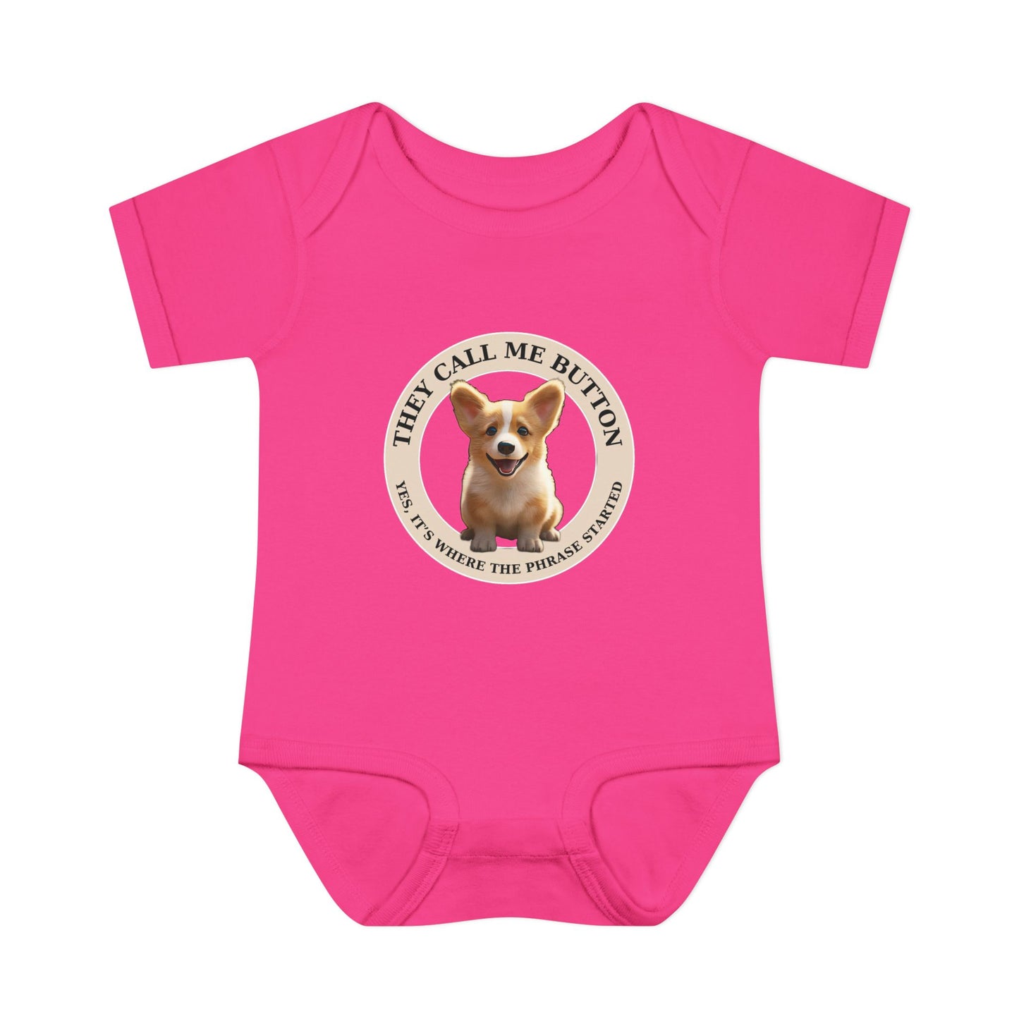 Cute as a Button Infant Bodysuit