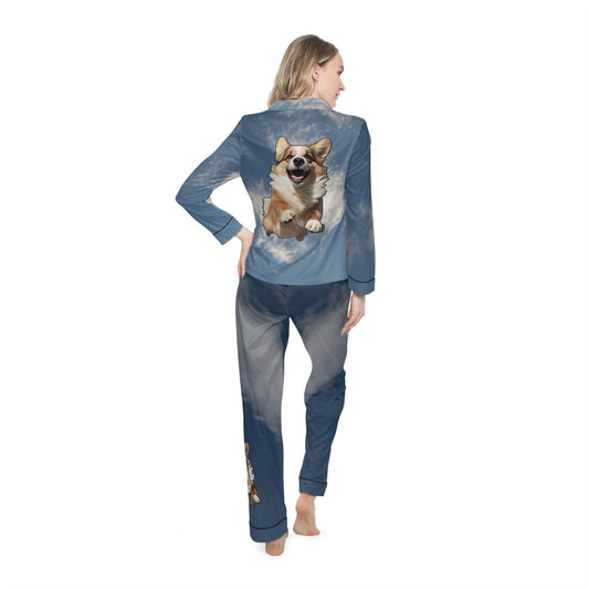 Super Corgi Silky Pajamas