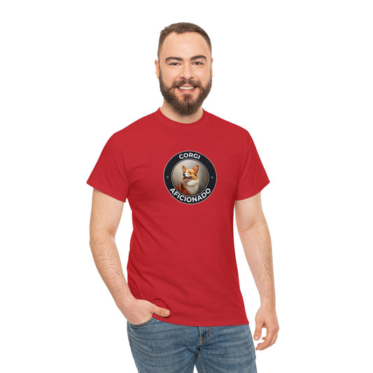 Corgi Aficionado - Unisex Heavy Cotton Tee