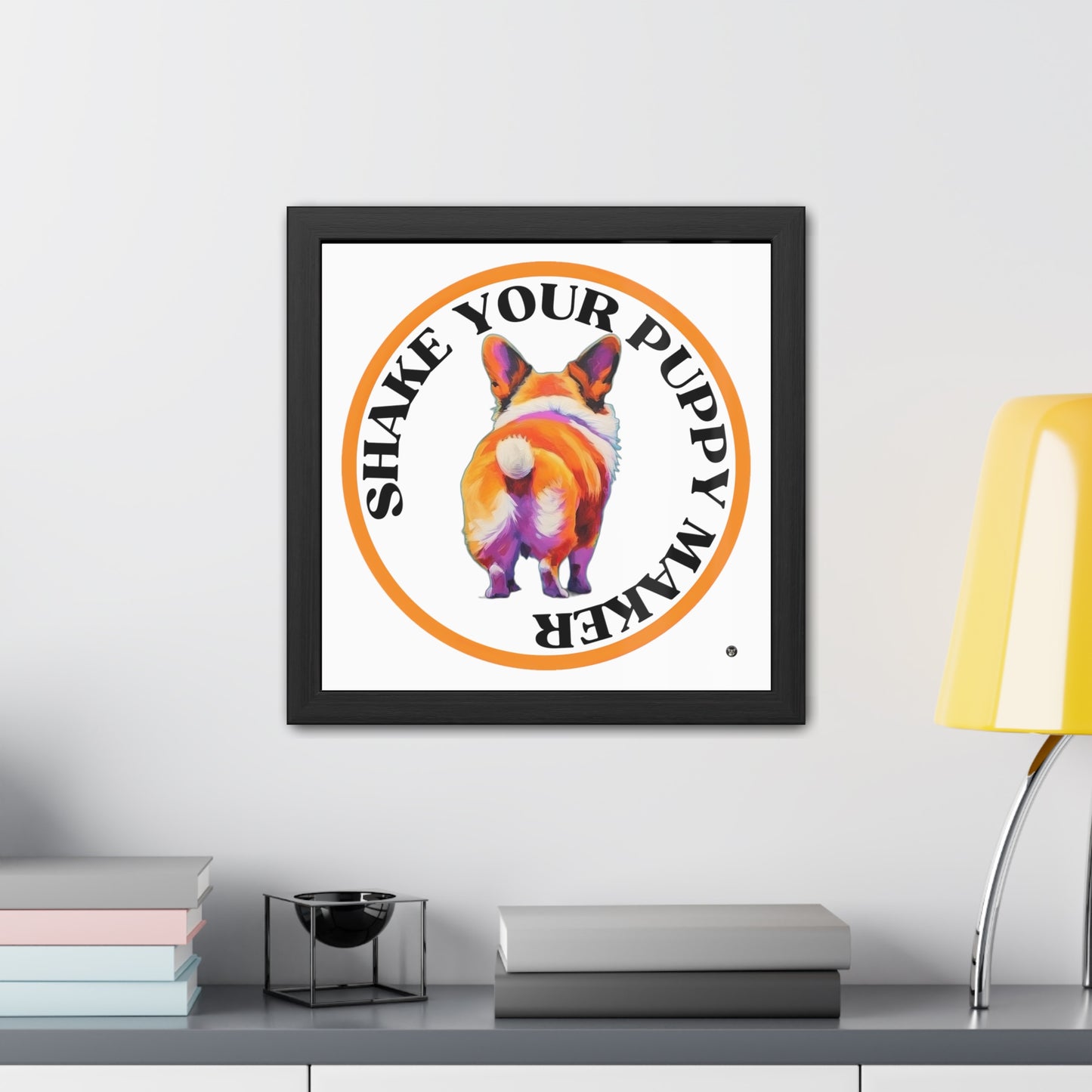Shake Your Puppy Maker - Framed Print