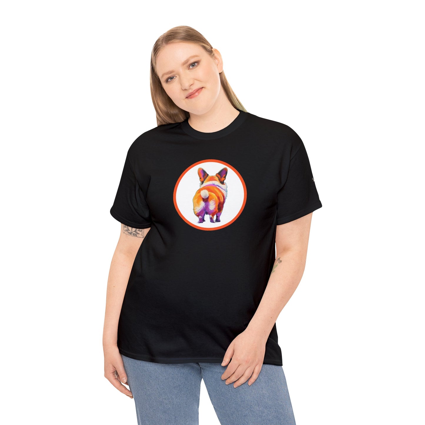 Corgi Butt - Unisex Heavy Cotton Tee