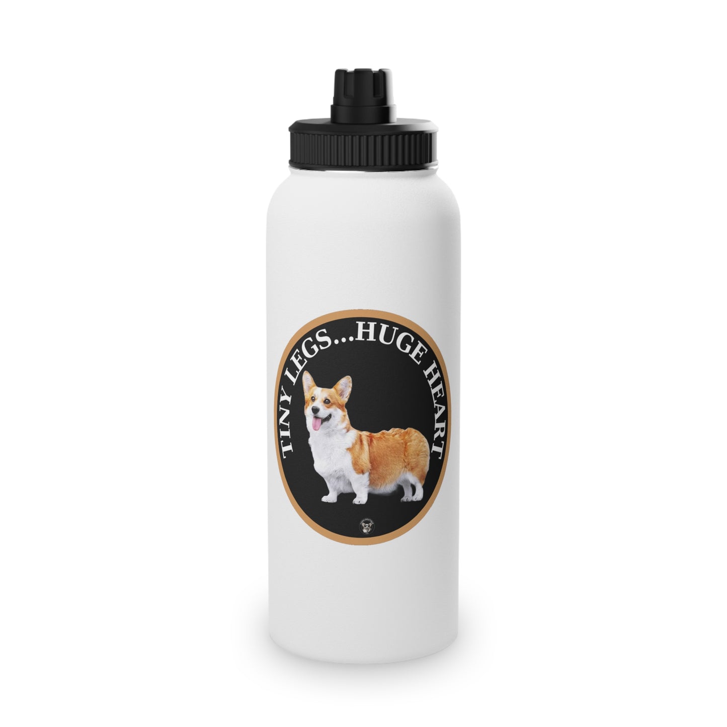 Tiny Legs...Huge Heart - Water Bottle with Sport Lid
