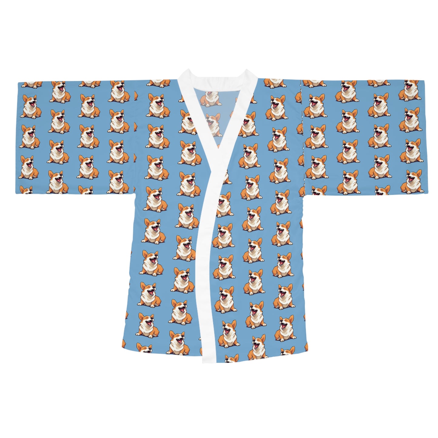 Comical Corgi Kimono Robe