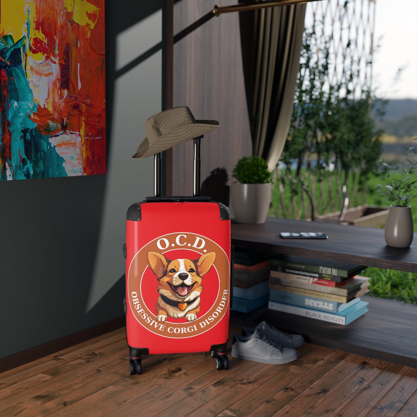 O.C.D. Obsessive Corgi Disorder - Suitcase
