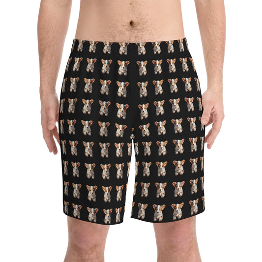 Puppy Portrait Board Shorts