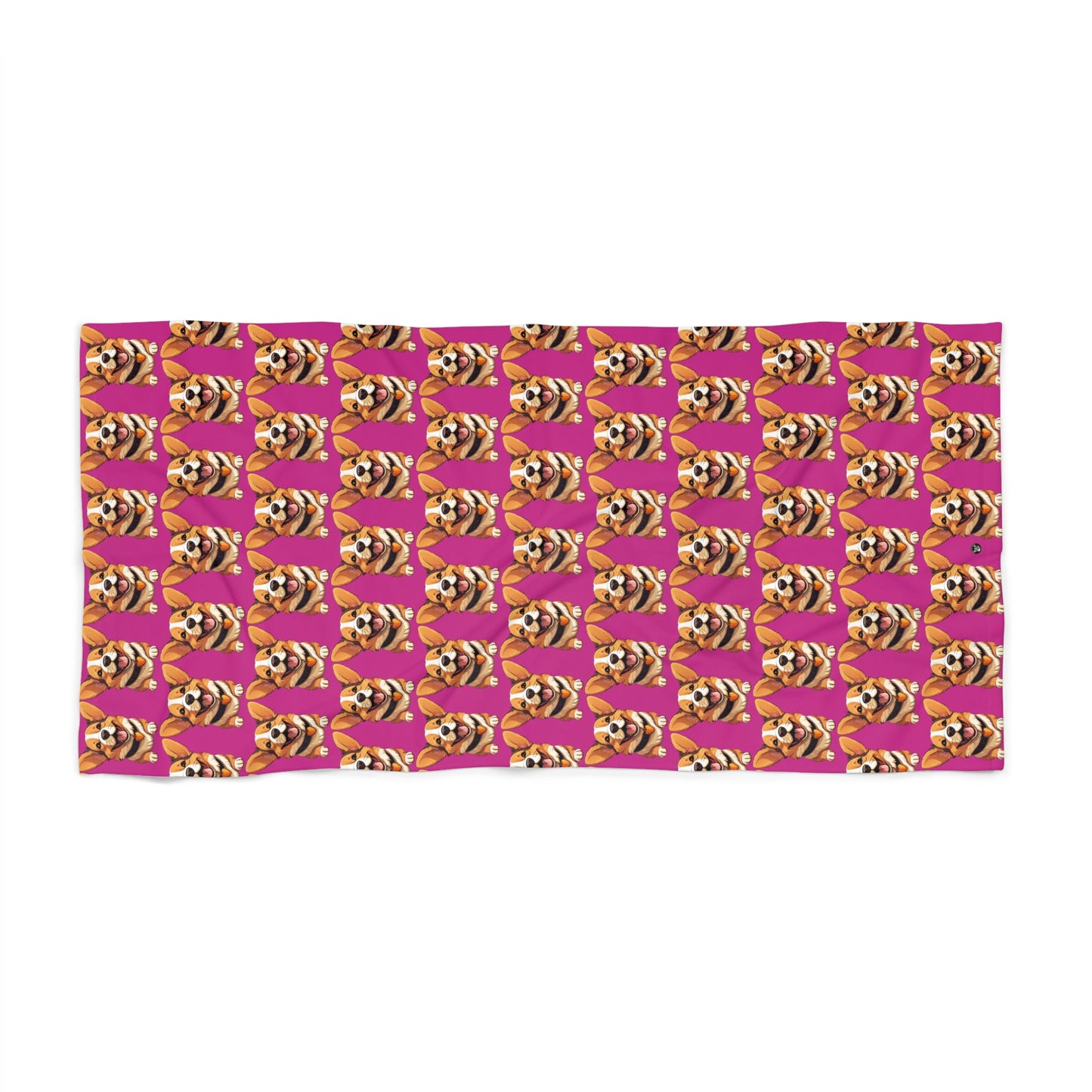Puppy Love Mosaic - Beach Towel