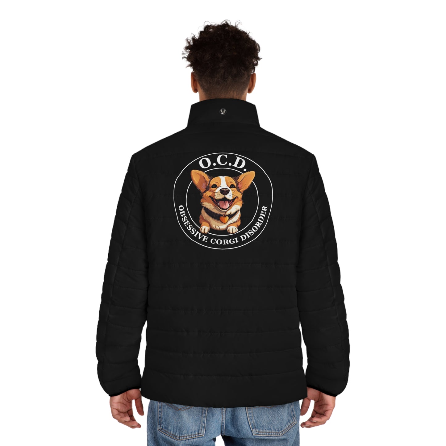 O.C.D. Obsessive Corgi Disorder - Puffer Jacket