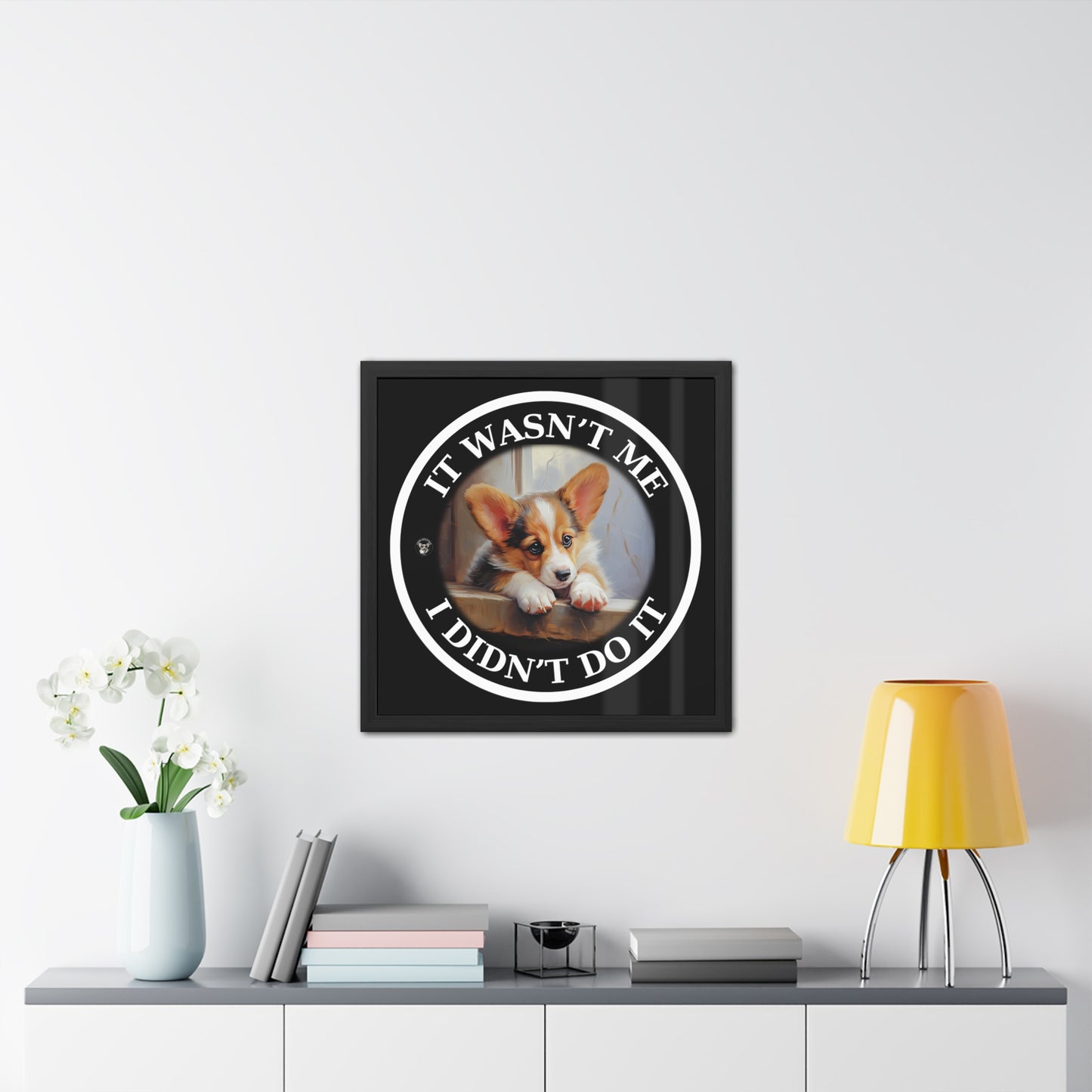 It Wasn't Me...I Didn't Do It - Framed Print