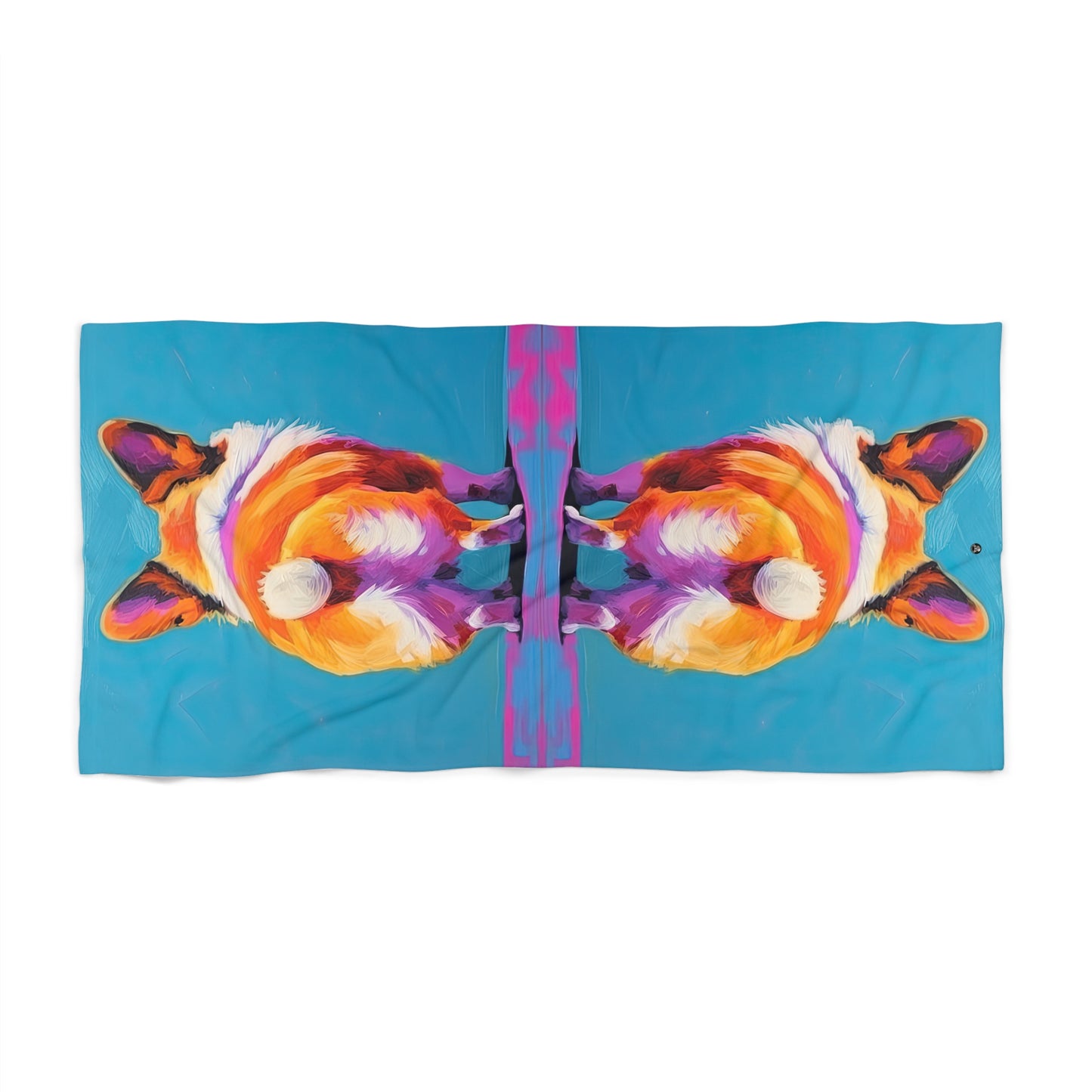 Corgi Butt Beach Towel