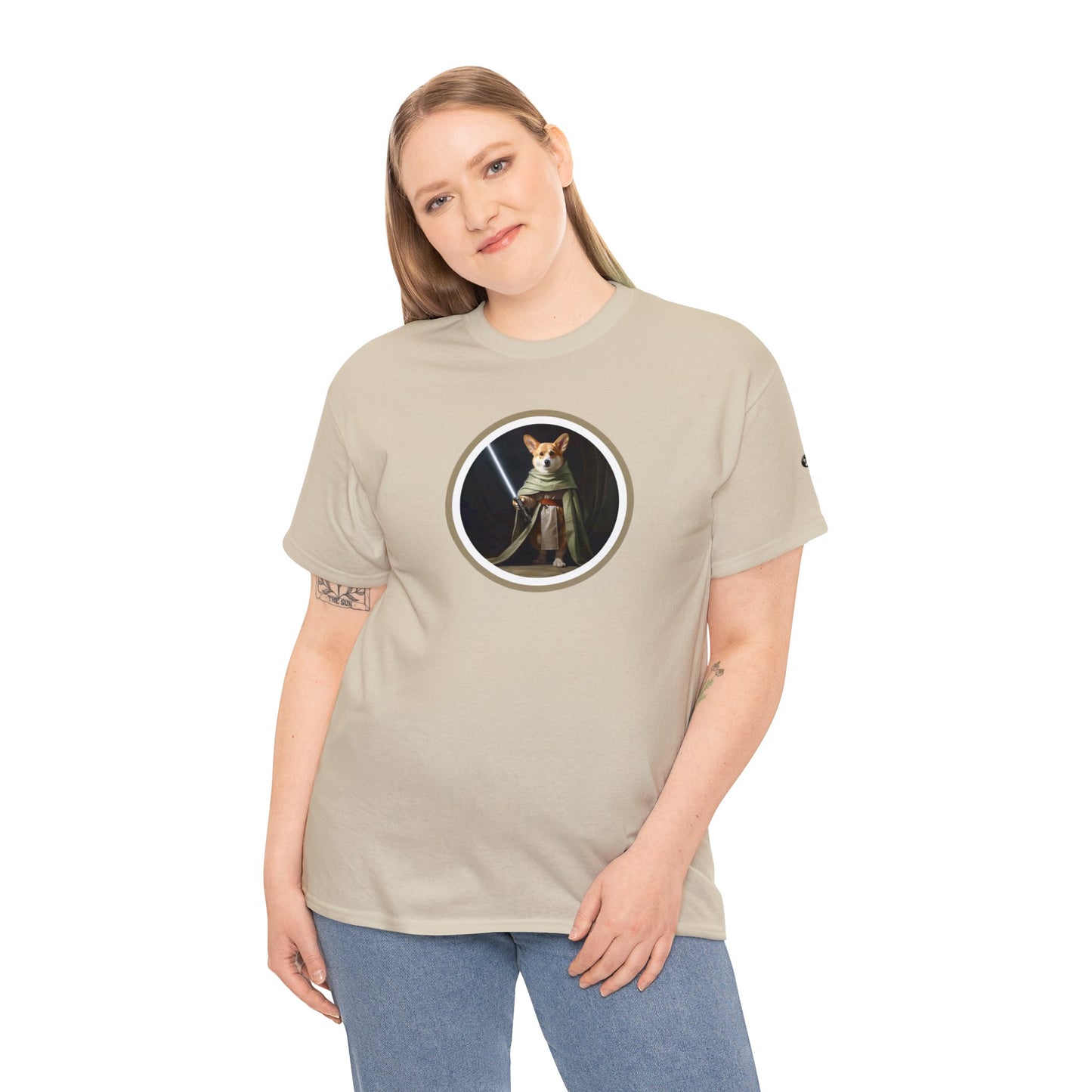 Jedi Corgi - Unisex Heavy Cotton Tee