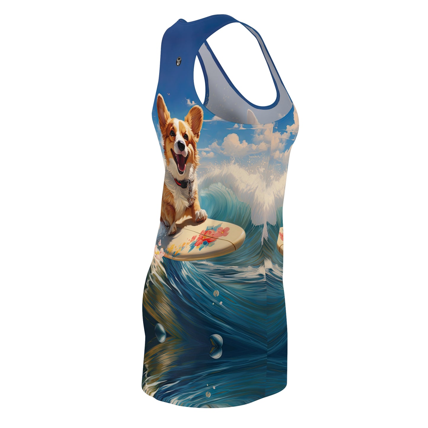 Cowabunga Corgi - Racerback Dress