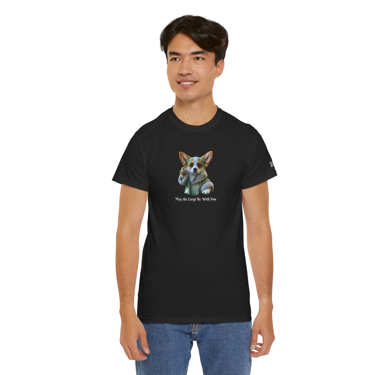 T-shirt Que le Corgi soit avec vous