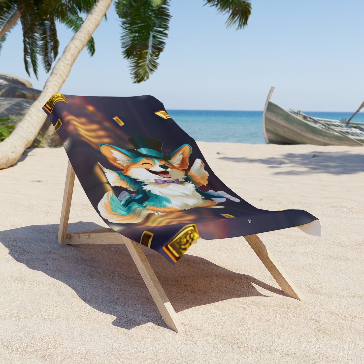 Party Pup Beach Towel