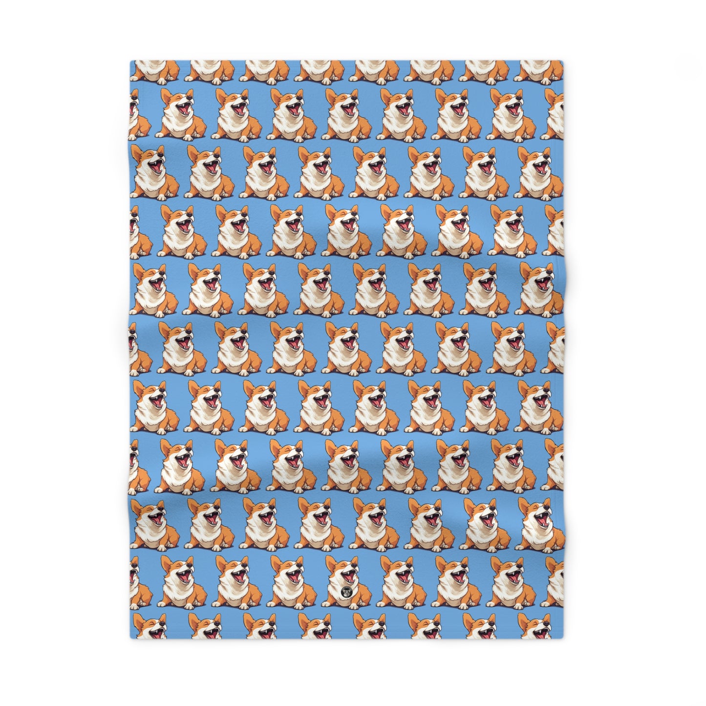 Comical Corgi Mosaic - Baby Blanket