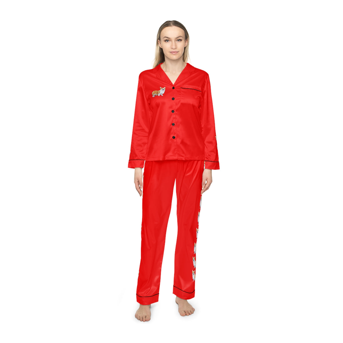 Best In Show Silky Red Pajamas