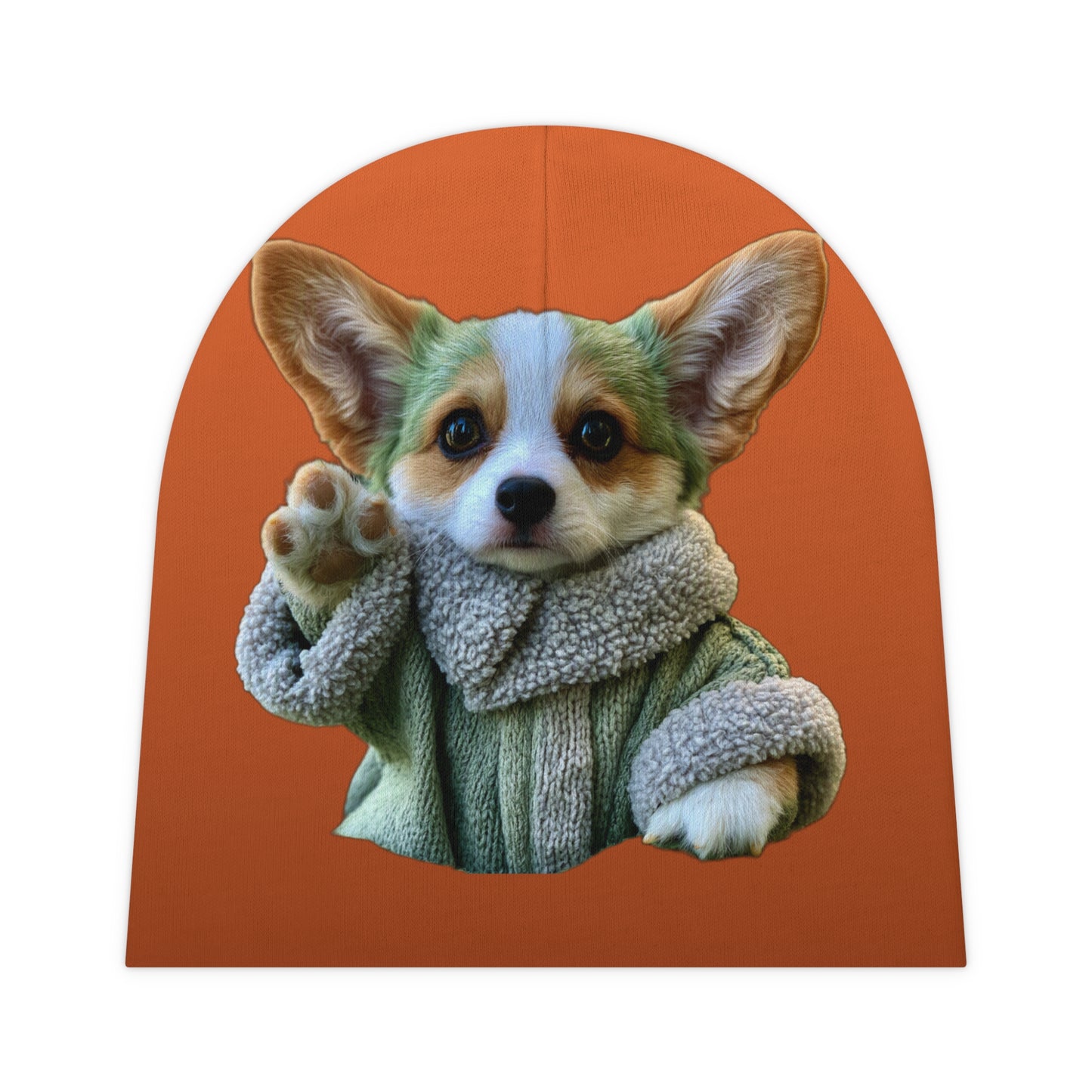 Grogu the Corgi Baby Beanie