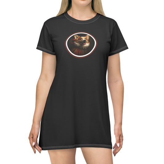 Renaissance Corgi - T-Shirt Dress