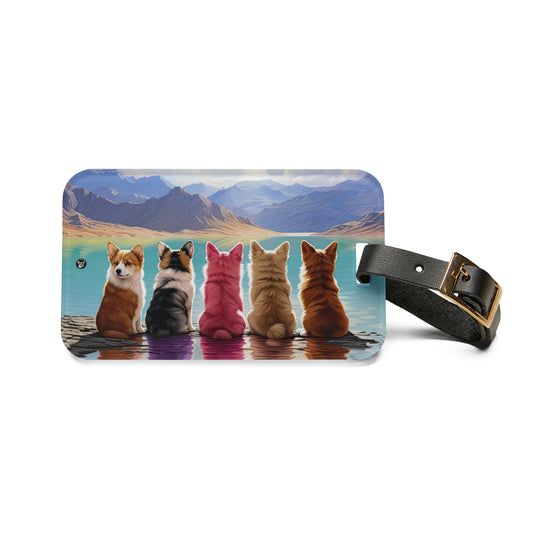 Corgi Lake - Luggage Tag