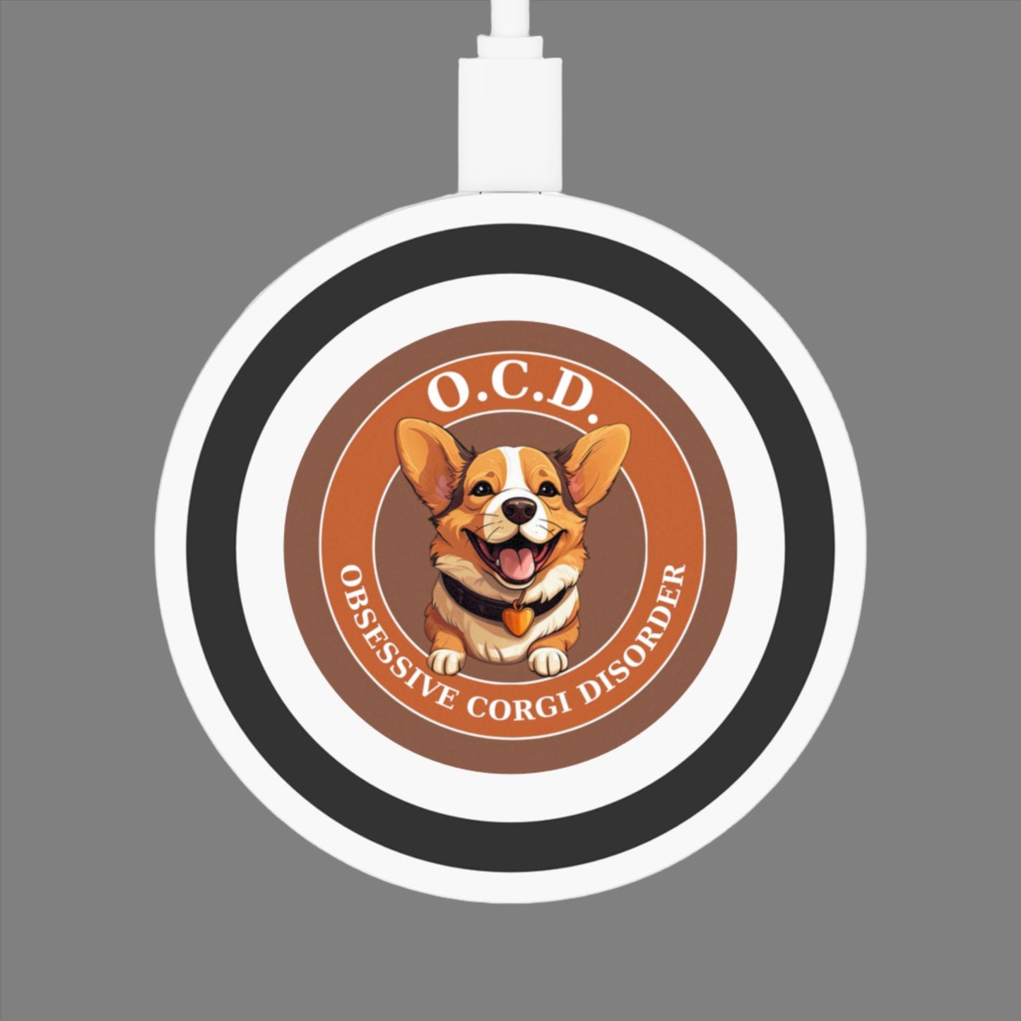 O.C.D. Obsessive Corgi Disorder - Quake Wireless Charging Pad