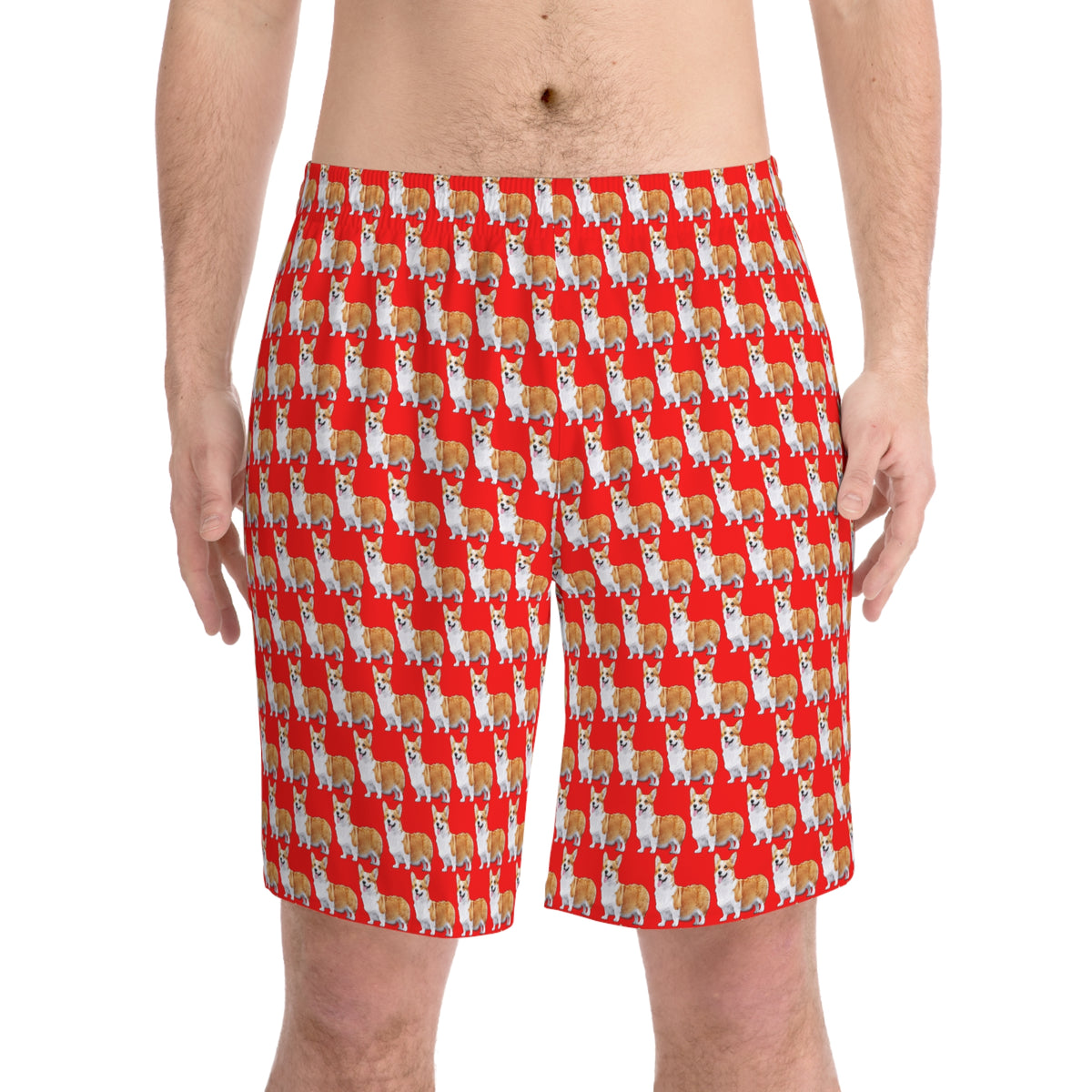 Best In Show Board Shorts - Red Corgi Swimsuit