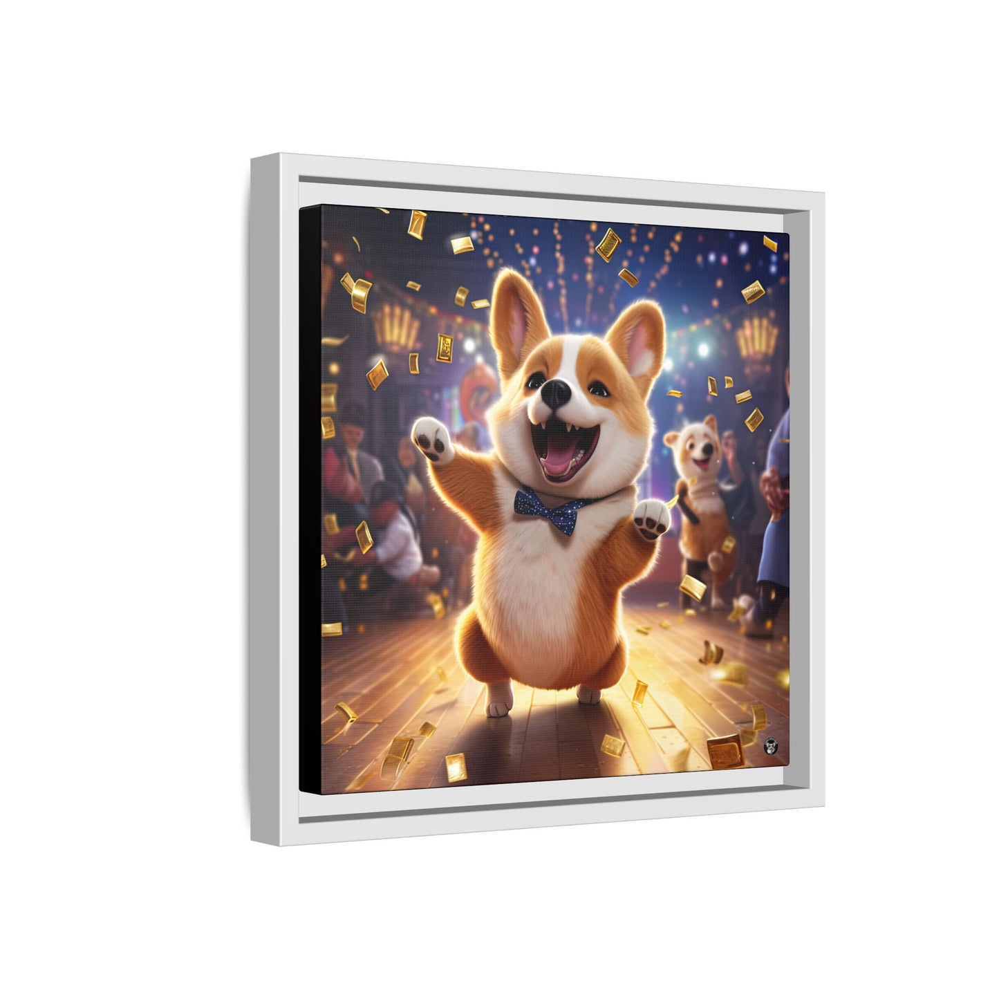 Party Pup on Canvas