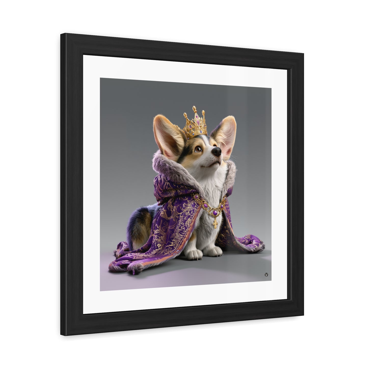 King Pup Framed Print