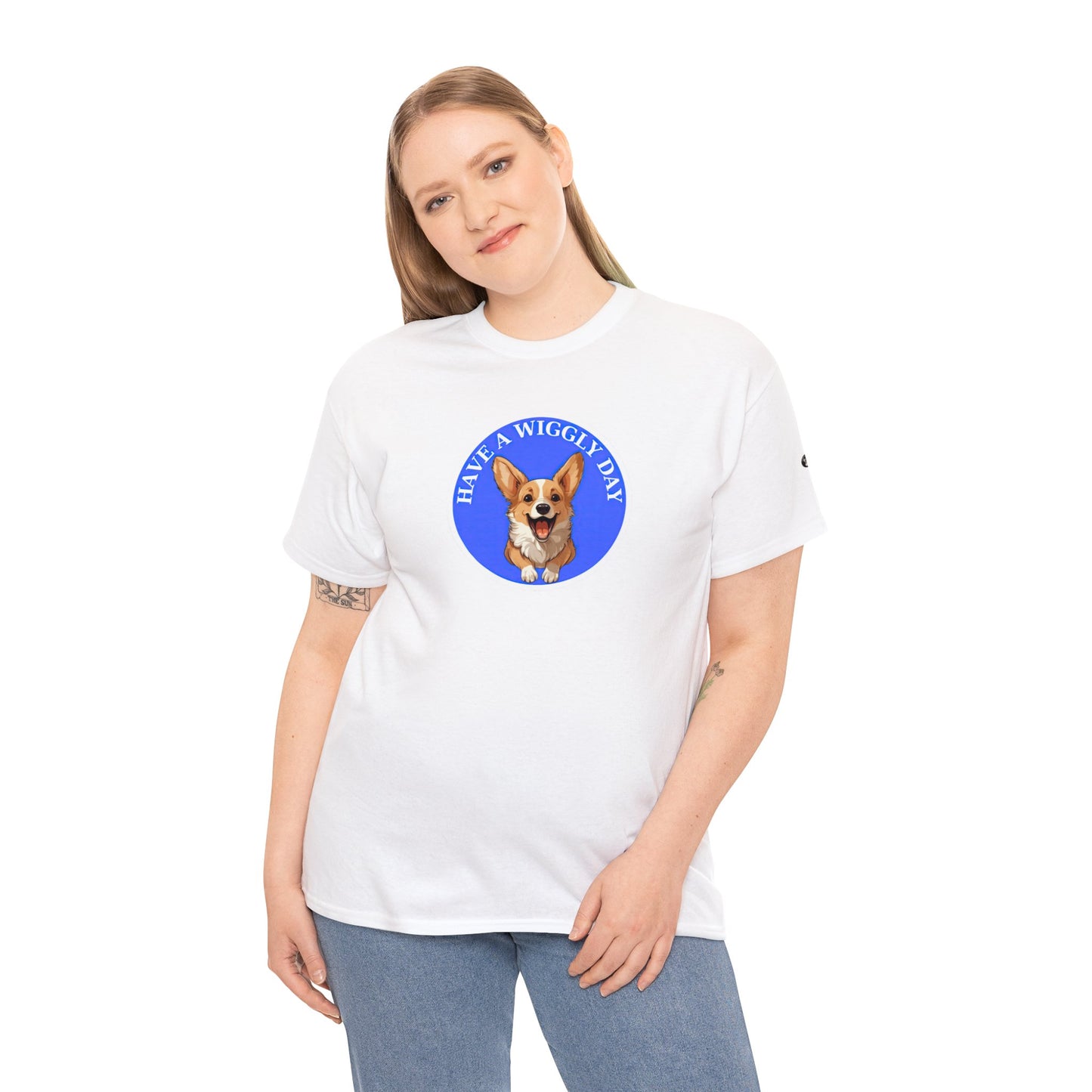 Have a Wiggly Day - Unisex Heavy Cotton Tee
