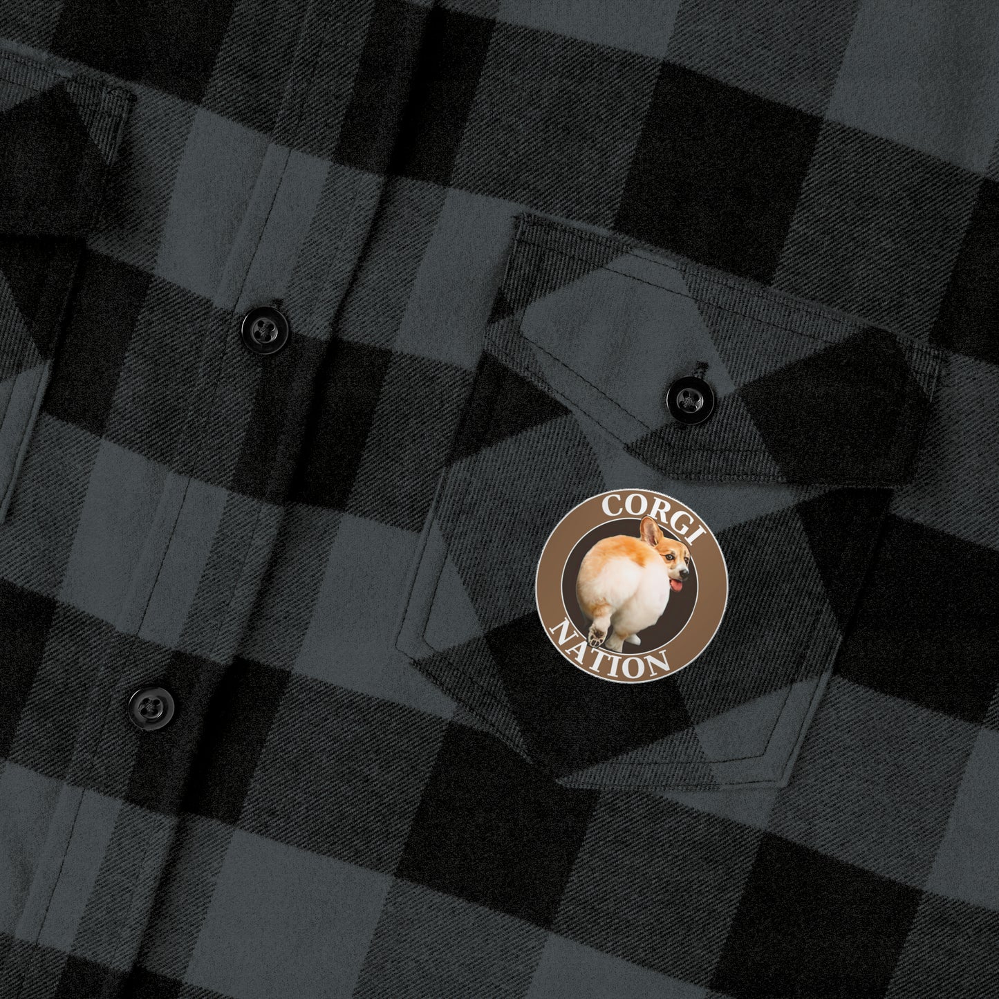 Corgi Nation - Flannel Shirt
