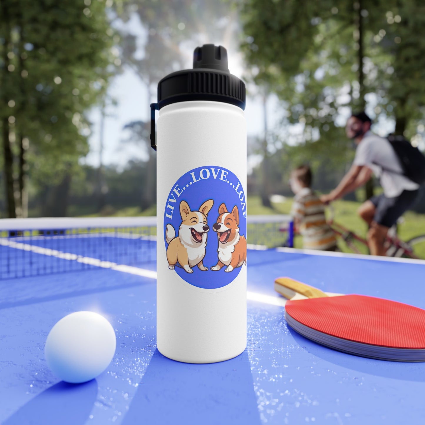 Live...Love...Loaf - Water Bottle with Sport Lid