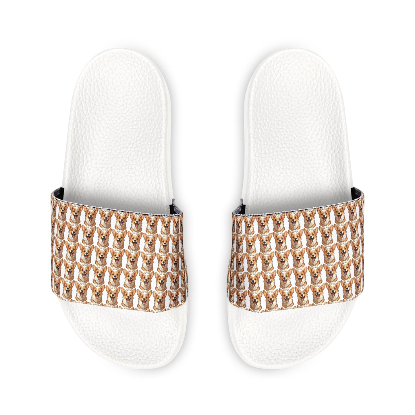 Corgi Cuteness Mosaic - Women's Slide Sandals