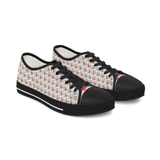The Observer Mosaic - Women's Low Top Sneakers