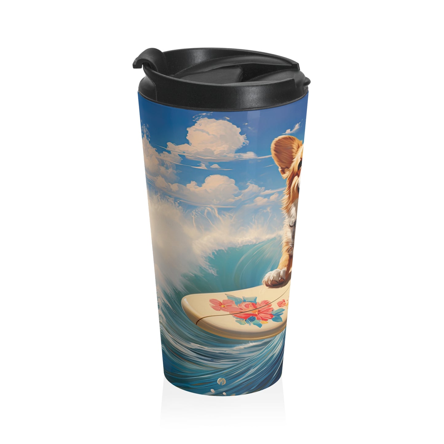 Cowabunga Corgi - Travel Mug