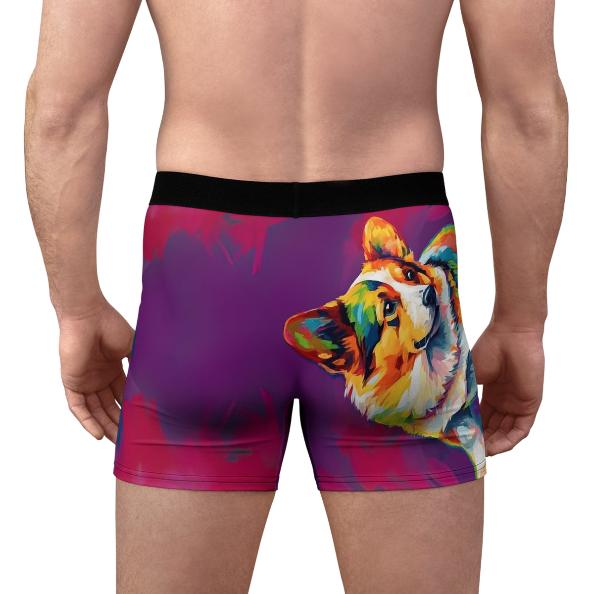 Scouter Corgi Watercolor Boxer Briefs!