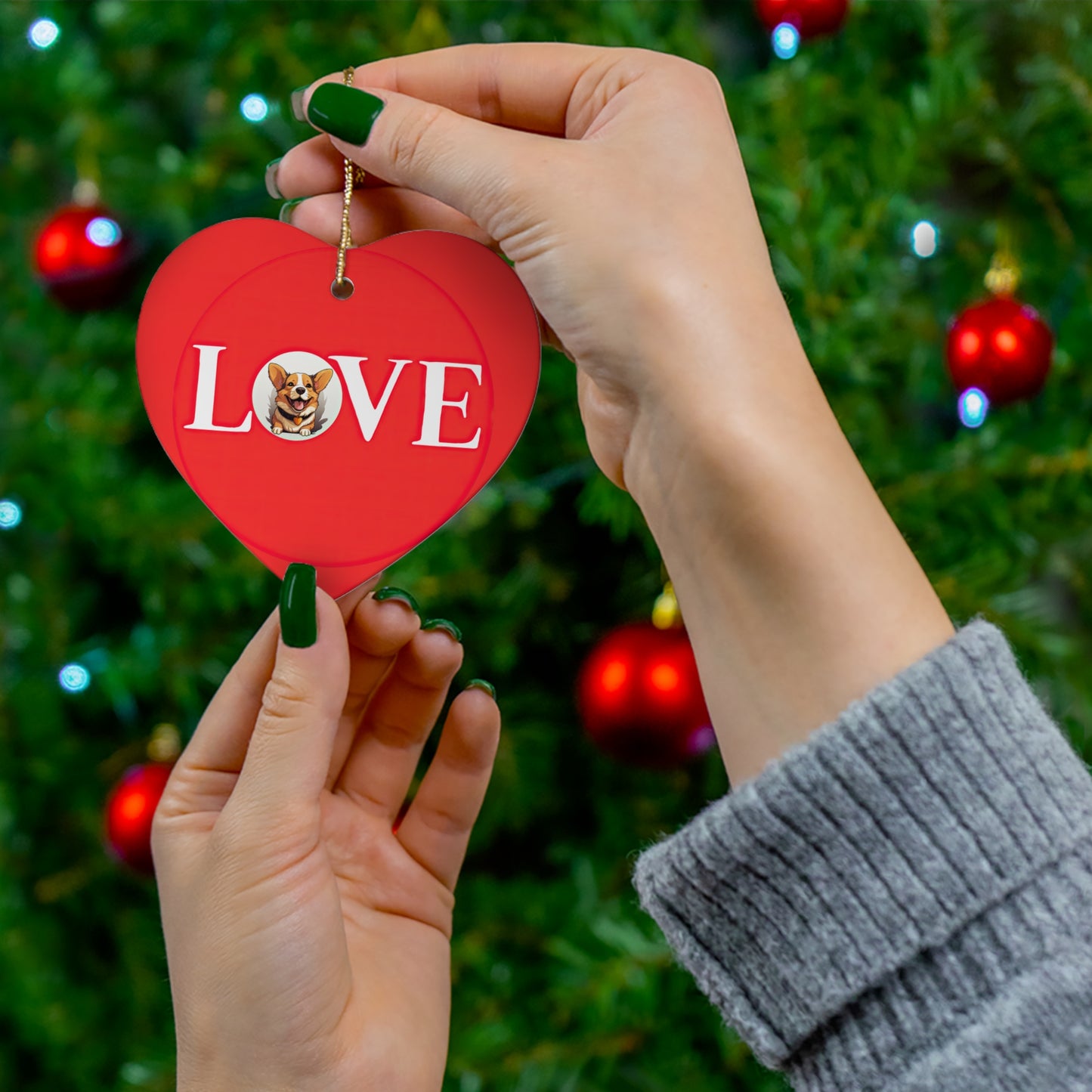 More Love - Ceramic Ornament