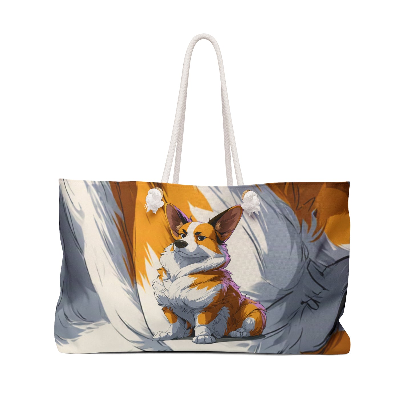 Boss Dog Corgi Weekender Beach Bag – Corgi in Charge Travel Tote