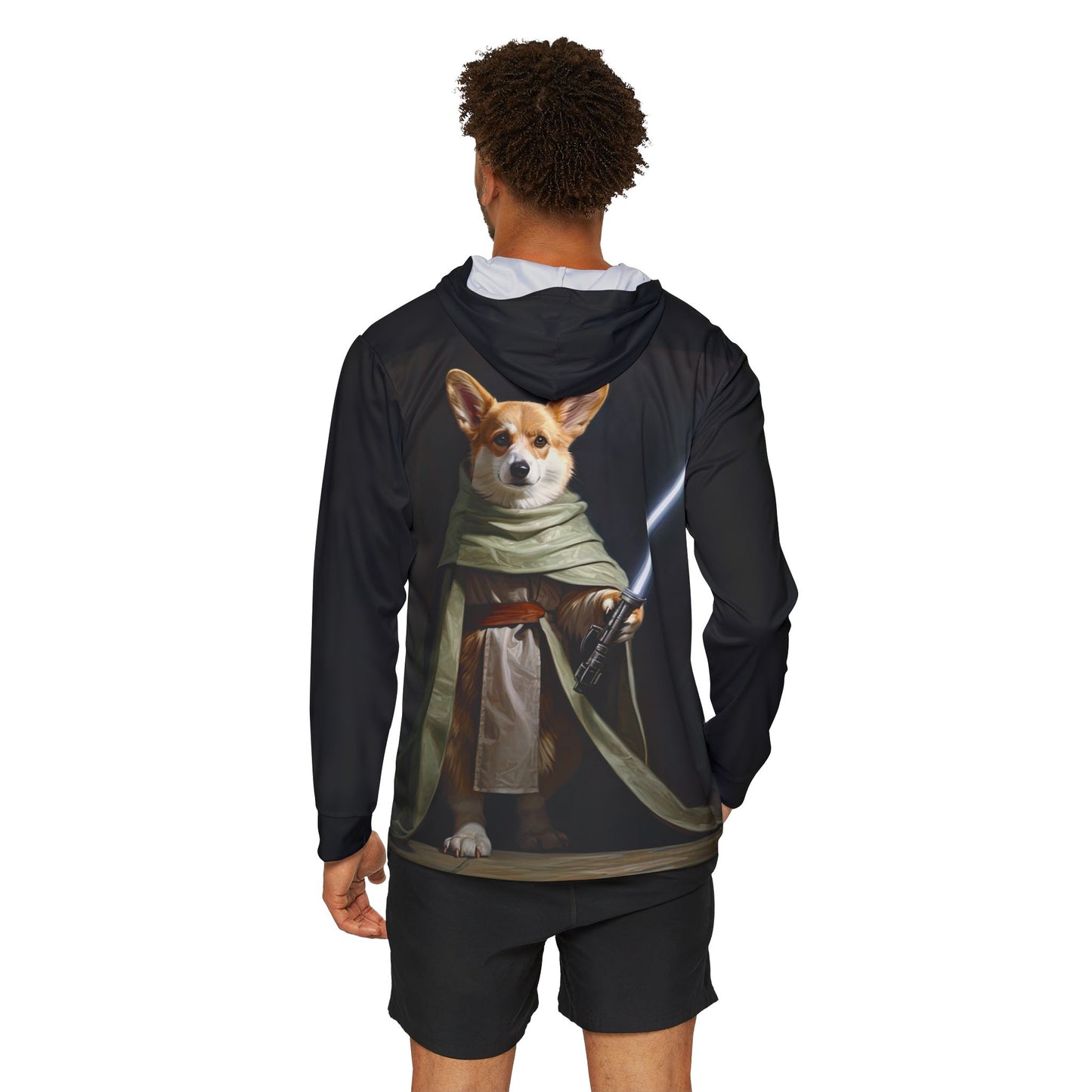 Jedi Corgi Light Hoodie