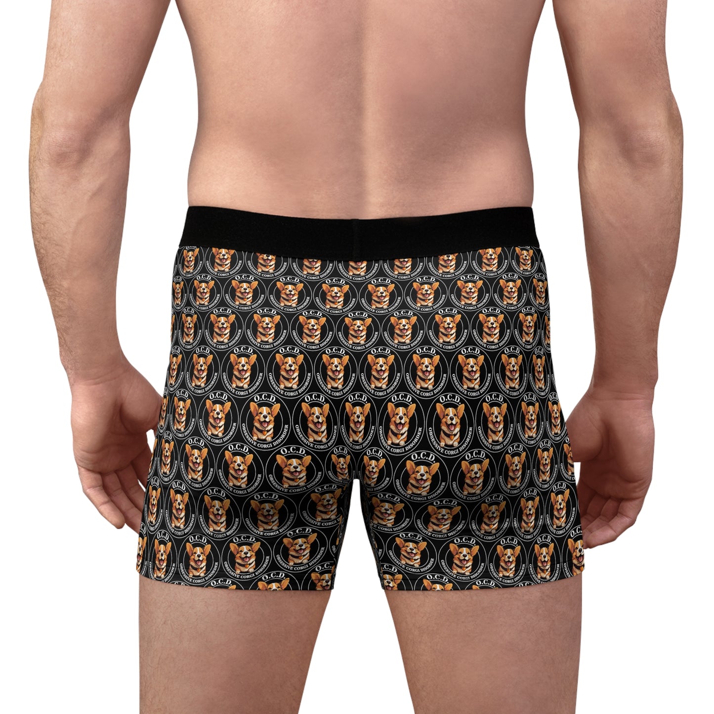 O.C.D. Obsessive Corgi Disorder Mosaic Boxer Briefs