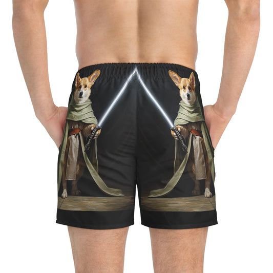 Jedi Corgi - Swim Trunks