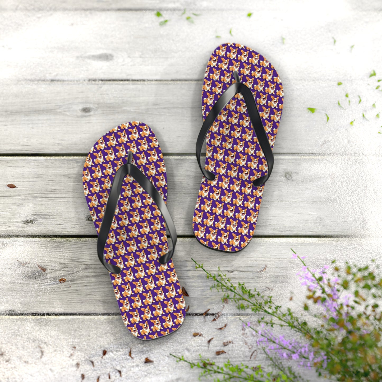 Jolly Mosaic Flip-Flops