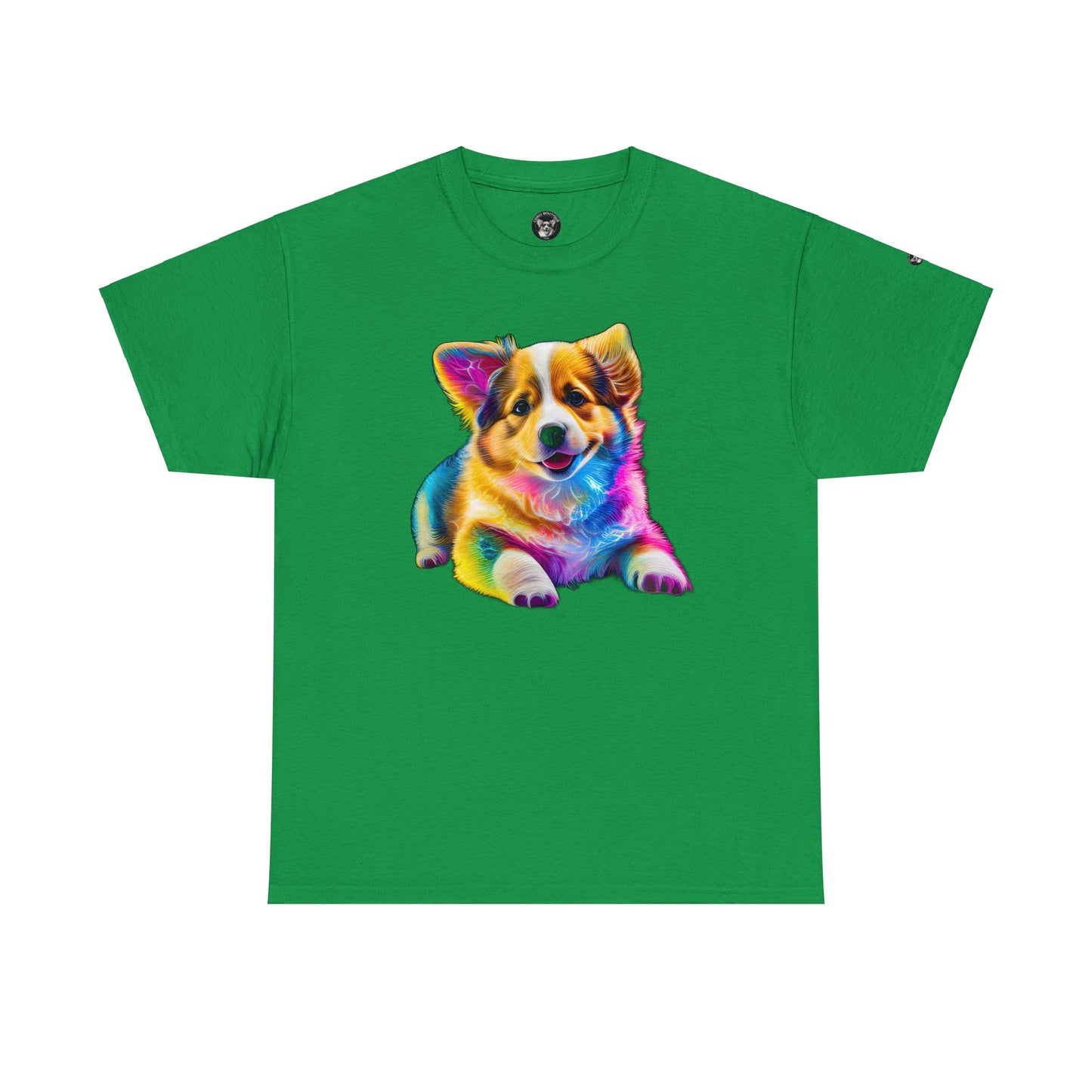Colorful Corgi - Unisex Heavy Cotton Tee