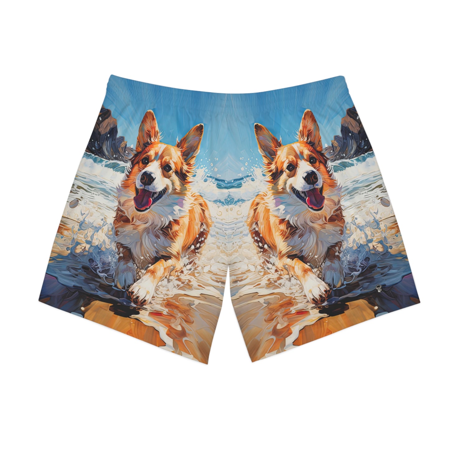 Coastal Corgi Board Shorts
