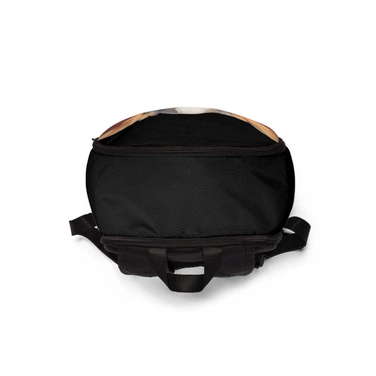 Puppy Dog Eyes Corgi Backpack — Black Corgi Rucksack